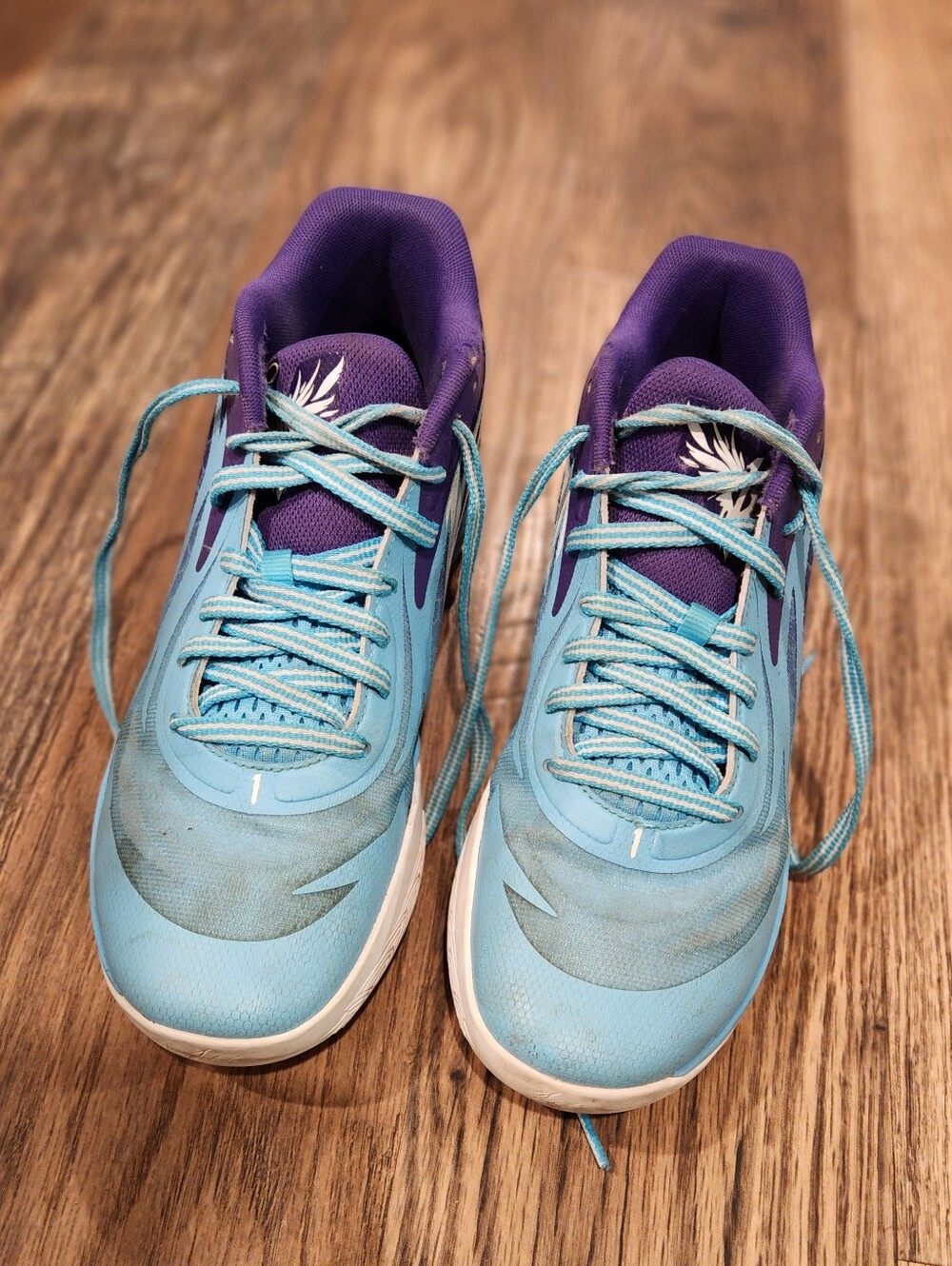 PUMA MB.01 LaMelo Ball Blue Purple Basketball Sneakers MENS SIZE 10